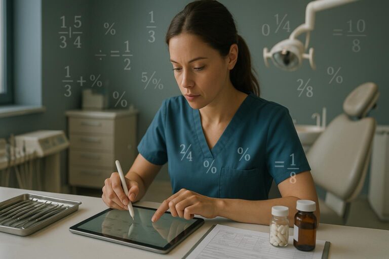 Assistante dentaire : quelles compétences en mathématiques sont vraiment nécessaires en 2026 ?